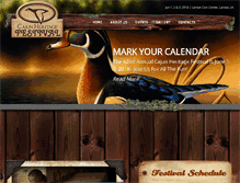 Tablet Screenshot of cajunheritagefestival.com